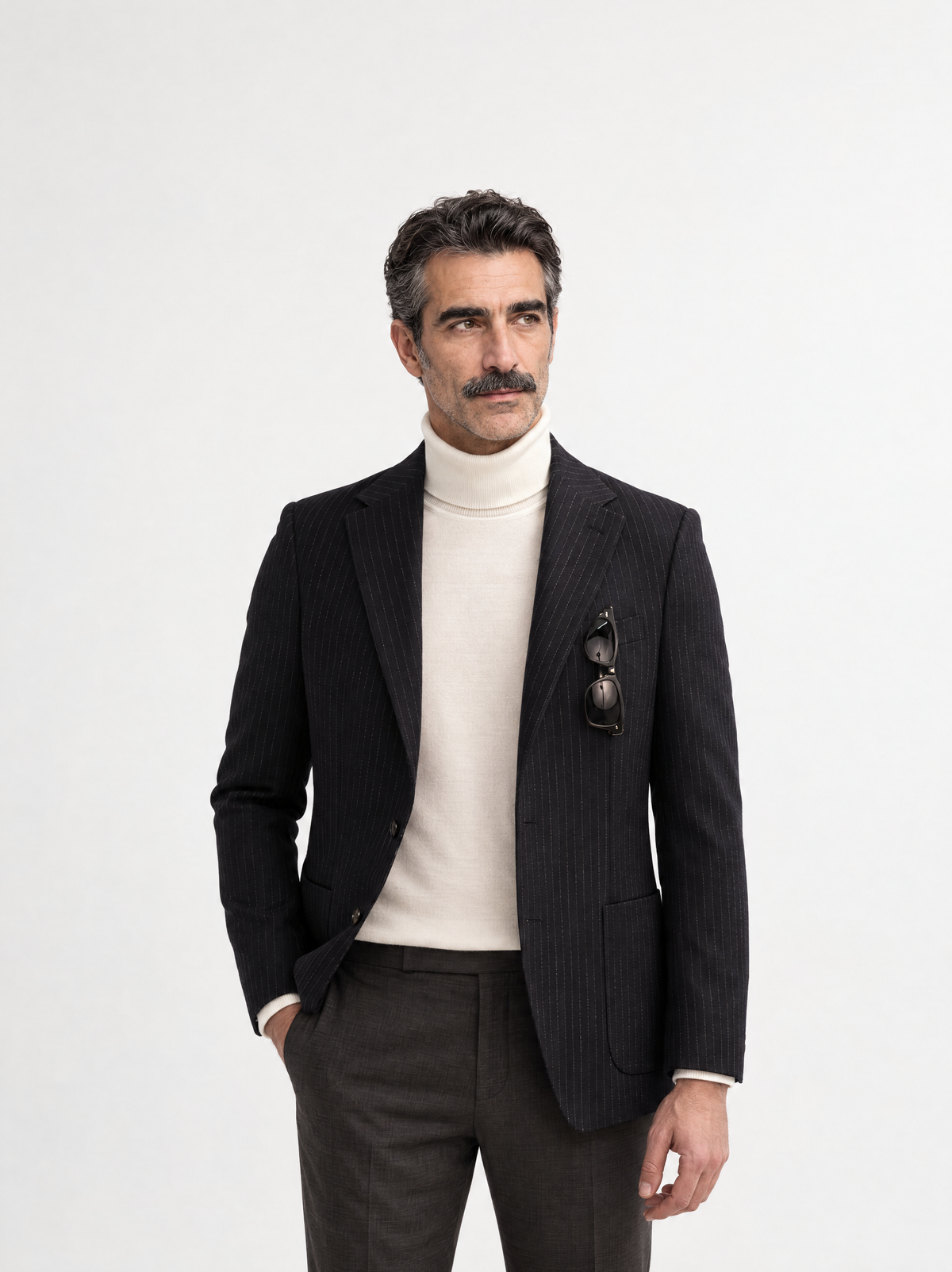 Vitali Pinstripe Ceket